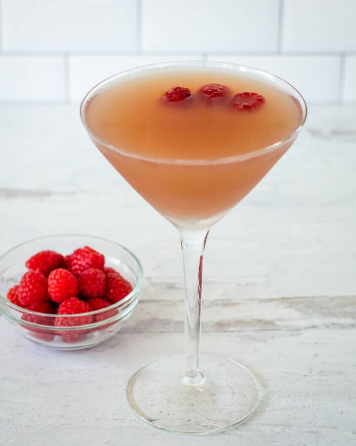 French martini cocktail
