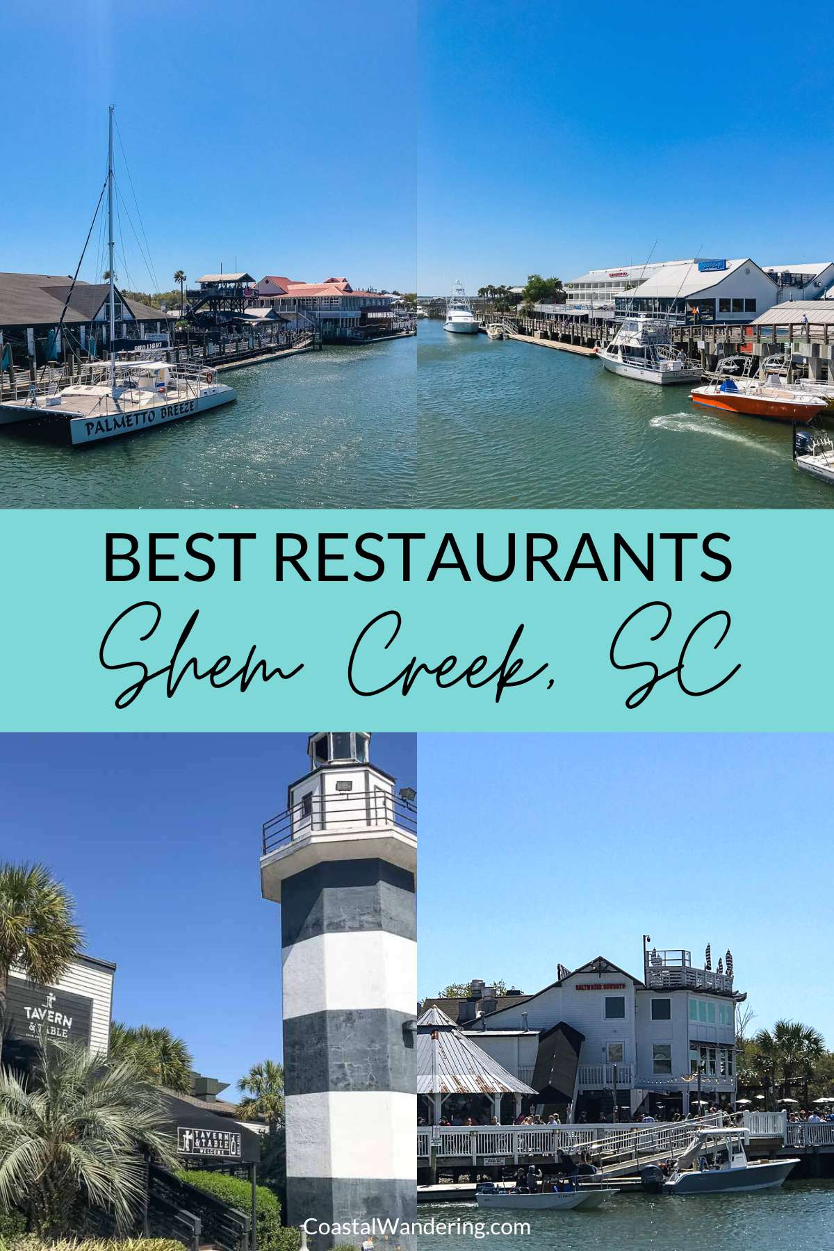 Best restaurants Shem Creek, SC