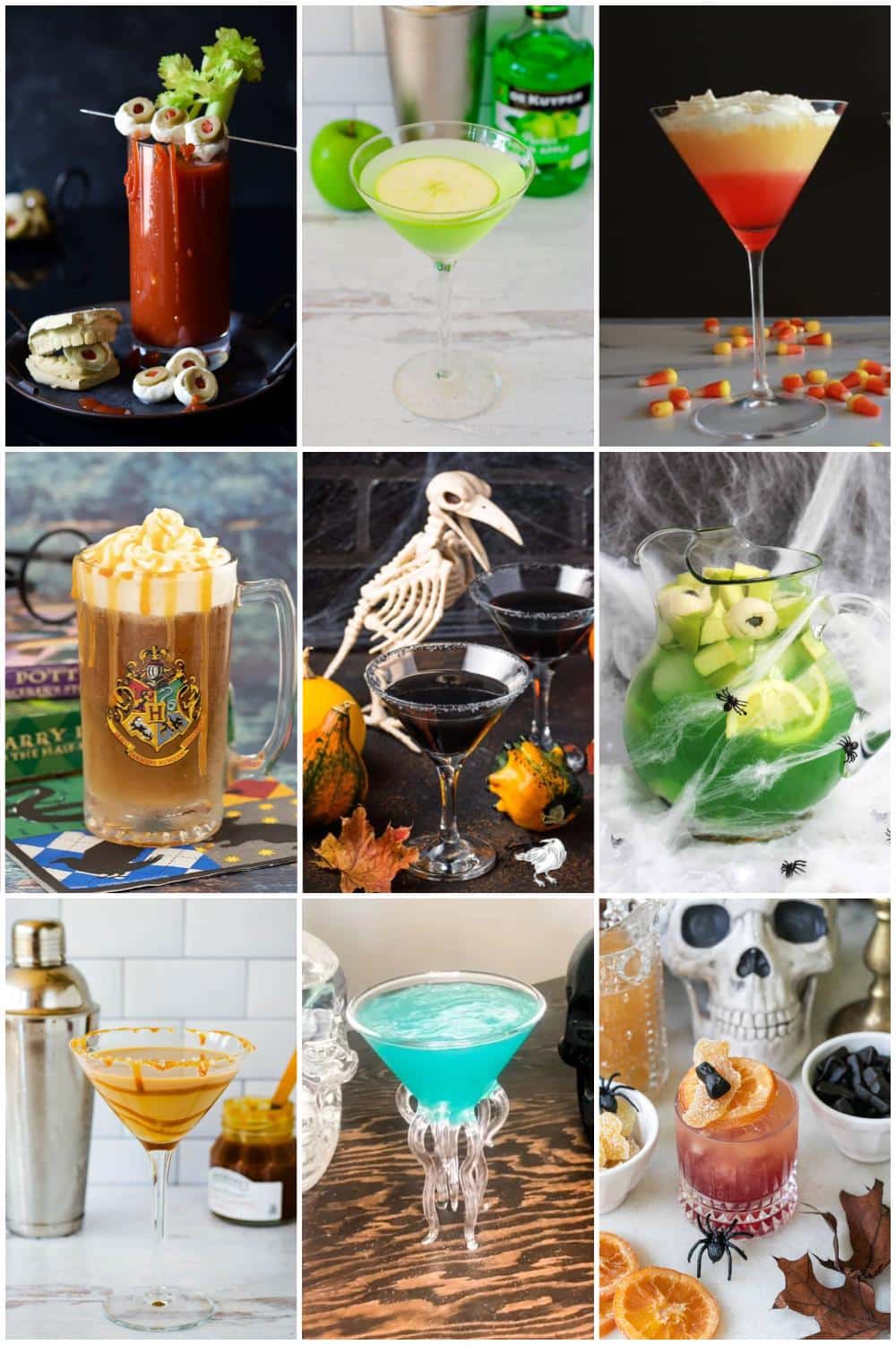 Halloween cocktails with vodka