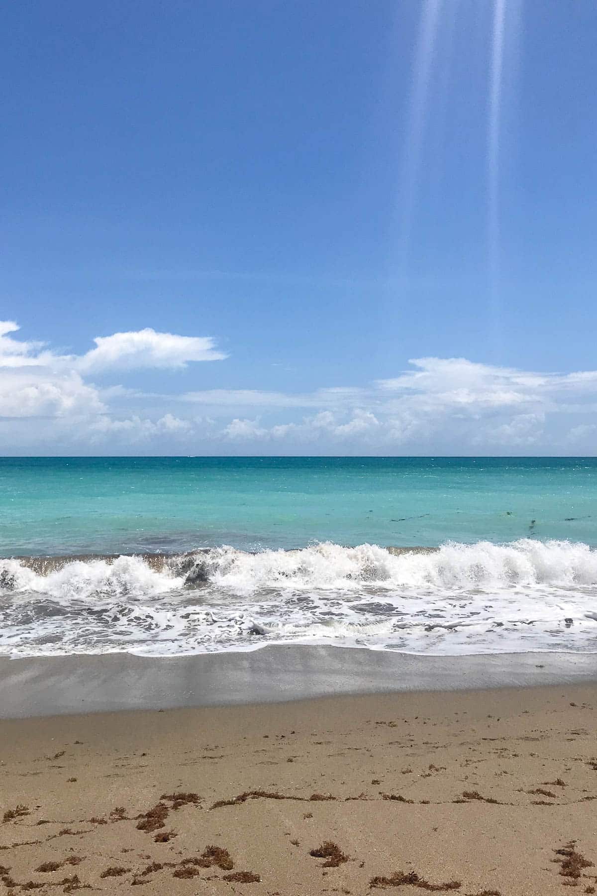 Florida beach and waves