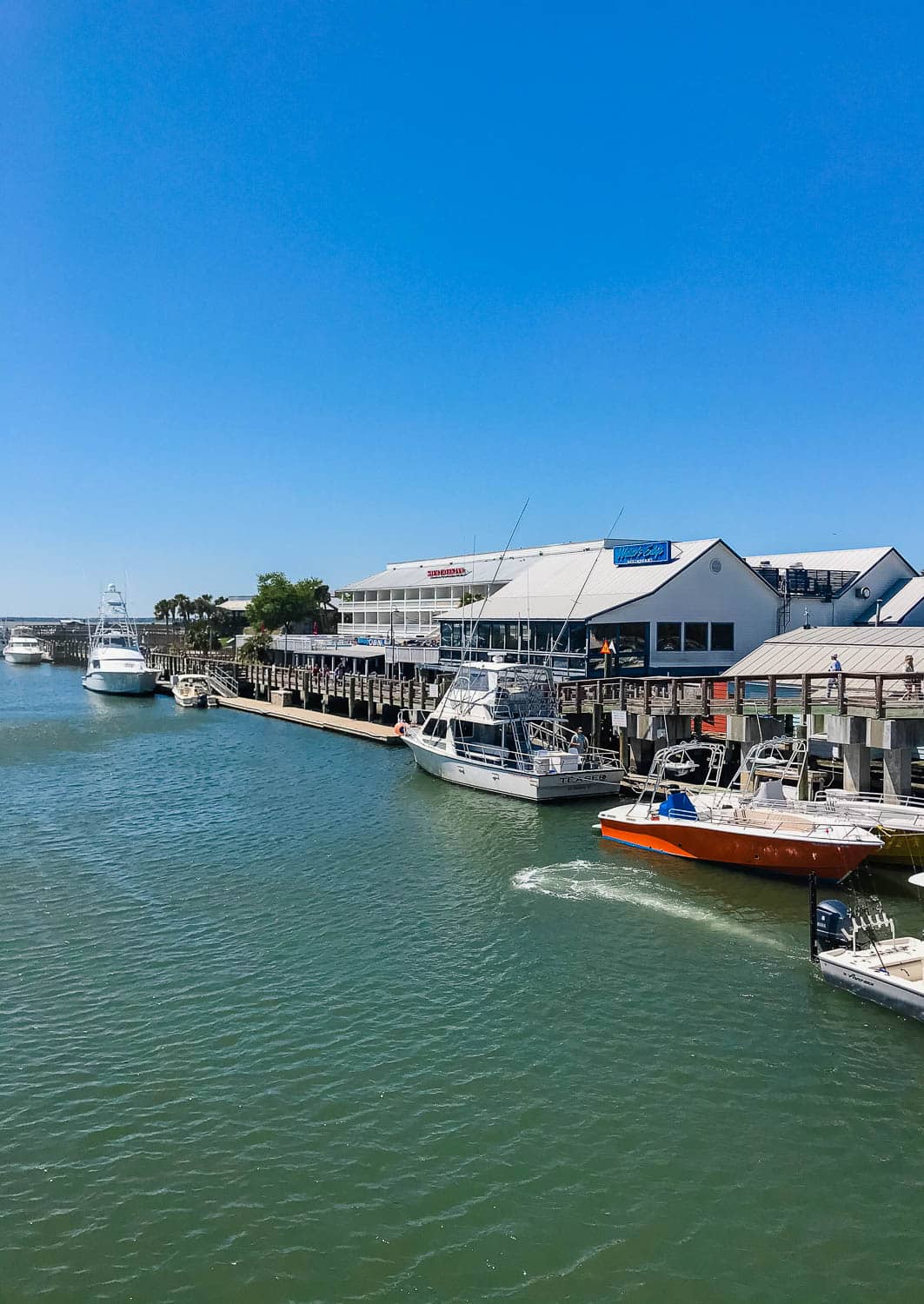 Waters Edge restaurant on Shem Creek