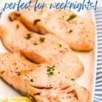 easy air fryer salmon perfect for weeknights!