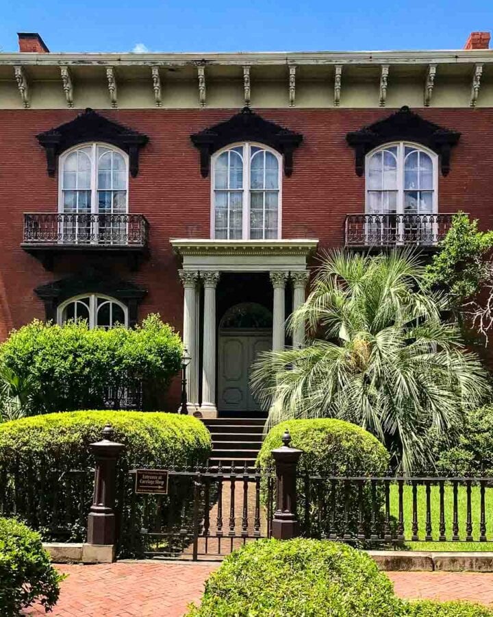 Film location Mercer Williams House, Savannah