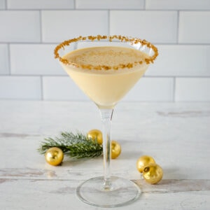 Eggnog martini