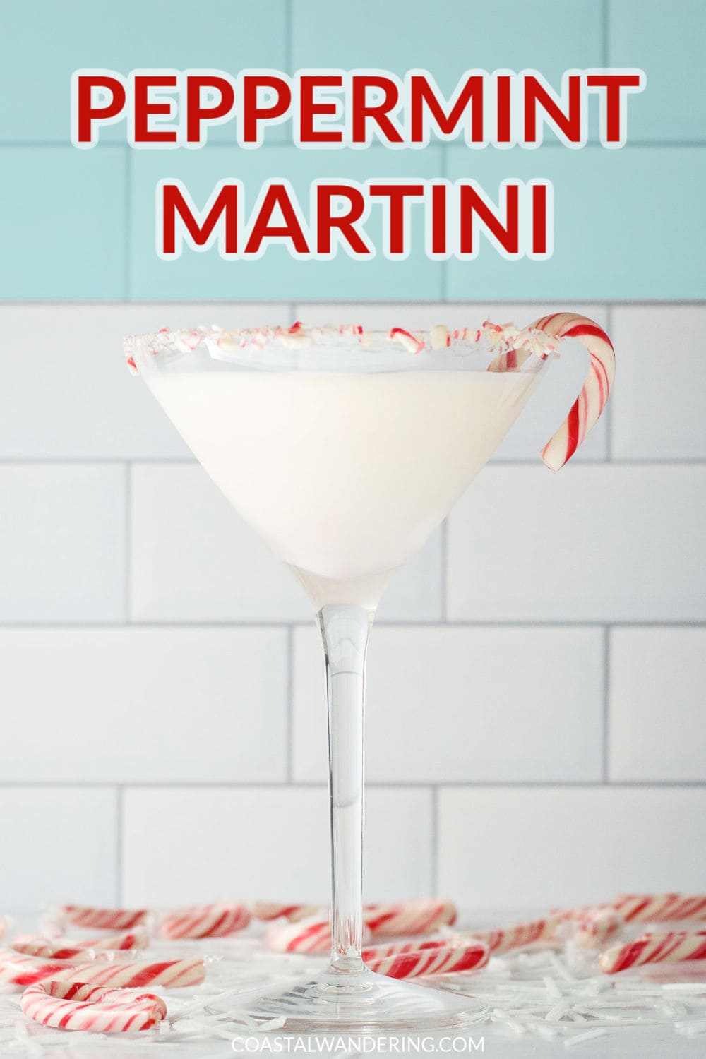 Peppermint martini