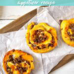 Cheeseburger pinwheels appetizer recipe