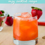 Strawberry margarita easy cocktail recipe