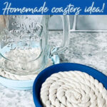 Easy DIY coastal coasters homemade coasters idea!
