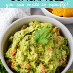 Easy fresh guacamole you can make in minutes.