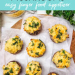 Crab stuffed mushrooms easy finger food appetizer.